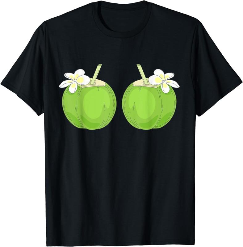 [100% Cotton]Funny Hawaiian Female Coconuts Aloha T-Shirt Hoodie, Sweatshirt | WearSparks.com
