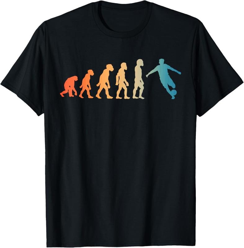 100% Cotton Funny Human Soccer Player Evolution Best Soccer Lover T-Shirt Hoodie, Sweatshirt | WearSparks.com