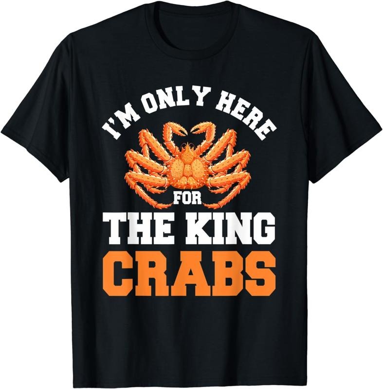 [100% Cotton]Funny King Crab Qoute Seafood Lover T-Shirt Hoodie, Sweatshirt | WearSparks.com