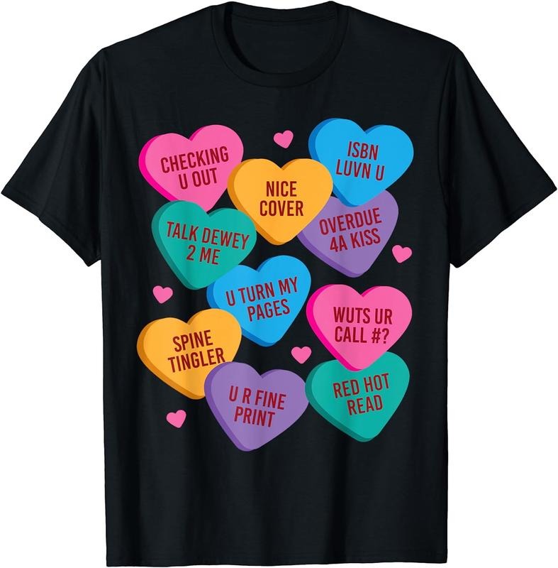 [100% Cotton]Funny Librarian Shirt Valentines Book Worm Reading Tshirt Hoodie, Sweatshirt | WearSparks.com