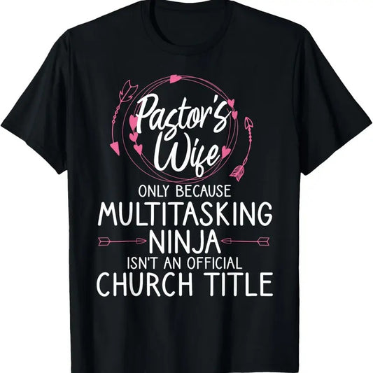 100% Cotton Funny Pastor Wife Design Women Mom Pastor Wife Appreciation T-Shirt Hoodie, Sweatshirt | WearSparks.com