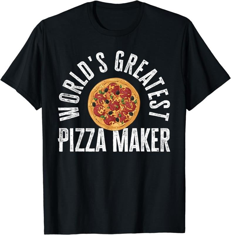 [100% Cotton]Funny Pizza Chef Gift | World's Greatest Pizza Maker T-Shirt Hoodie, Sweatshirt | WearSparks.com