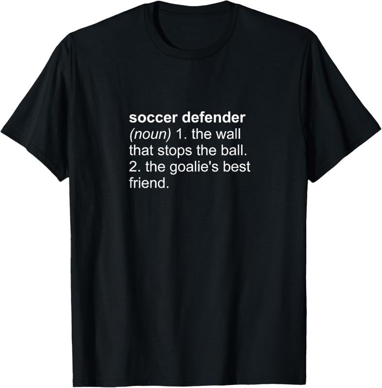 100% Cotton Funny Word Definition Soccer defense Vocabulary Word T-Shirt Hoodie, Sweatshirt | WearSparks.com