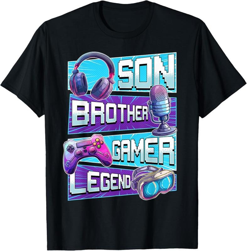 100% Cotton Gamer Shirt Gaming Shirt Video Game Shirts For Boys  T-Shirt Hoodie, Sweatshirt | WearSparks.com