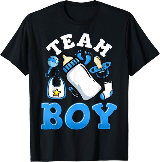 100% Cotton Gender Reveal Party Team Boy T-Shirt Hoodie, Sweatshirt | WearSparks.com