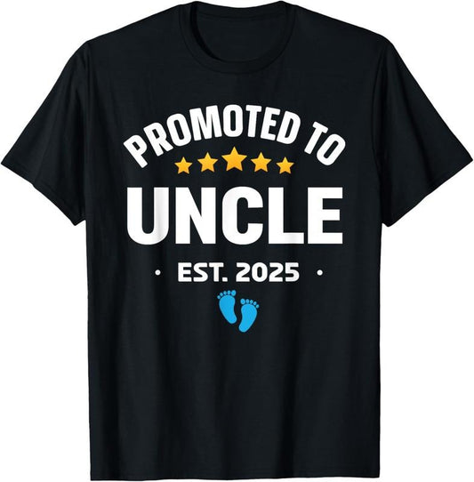 100% Cotton Gifts First Time Uncle 2025 T-Shirt Hoodie, Sweatshirt | WearSparks.com