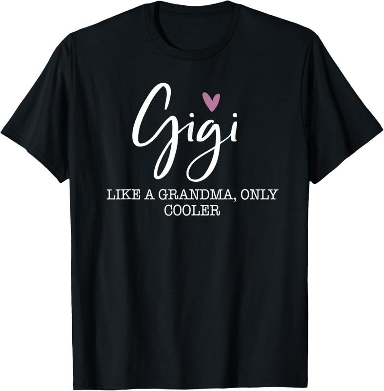 100% Cotton Gigi Like A Grandma Only Cooler Heart Mother's Day Gigi T-Shirt Hoodie, Sweatshirt | WearSparks.com