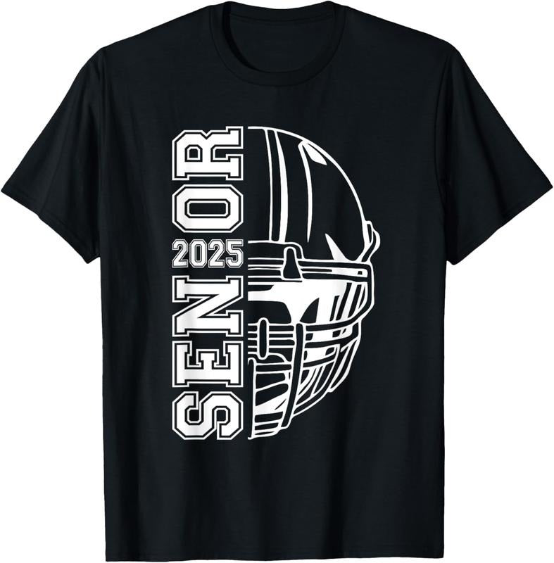 100% Cotton Graduate Senior Class of 2025 Graduation American Football T-Shirt Hoodie, Sweatshirt | WearSparks.com
