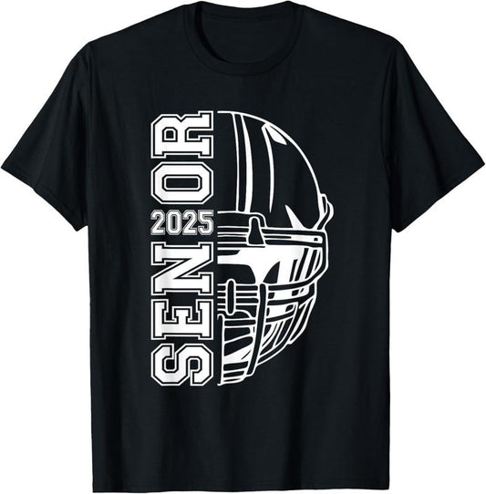 100% Cotton Graduate Senior Class of 2025 Graduation American Football T-Shirt Hoodie, Sweatshirt | WearSparks.com