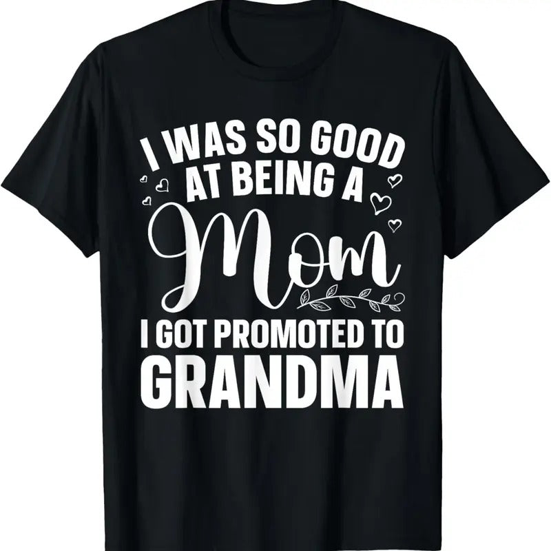 100% Cotton Grandma Art For Mom Women Grandmother Promoted To Grandma T-Shirt Hoodie, Sweatshirt | WearSparks.com