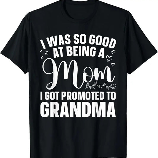 100% Cotton Grandma Art For Mom Women Grandmother Promoted To Grandma T-Shirt Hoodie, Sweatshirt | WearSparks.com