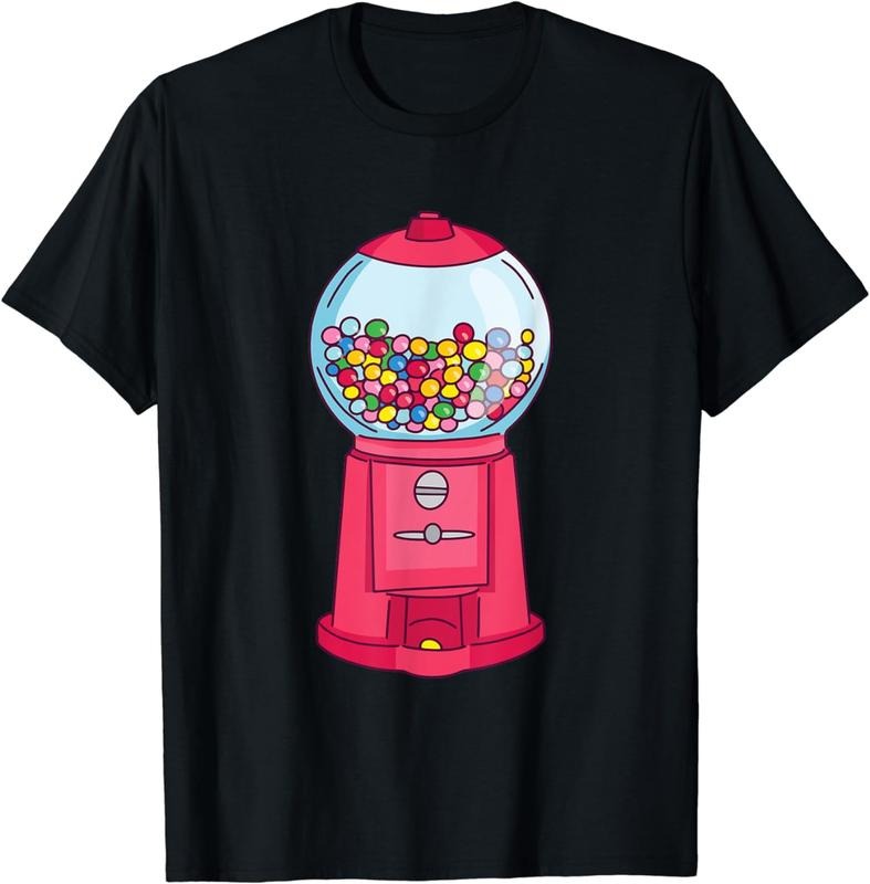 [100% Cotton]Gumball Machine Sweet Candy Gumball Bubble Gum Machine T-Shirt Hoodie, Sweatshirt | WearSparks.com