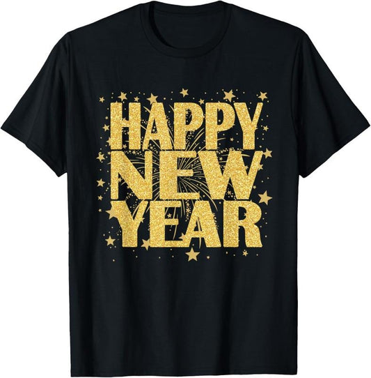 100% Cotton Happy New Year 2025 New Years Eve Party Countdown Fireworks T-Shirtstyle{n002}2 T-Shirts, Hoodie, Sweatshirt