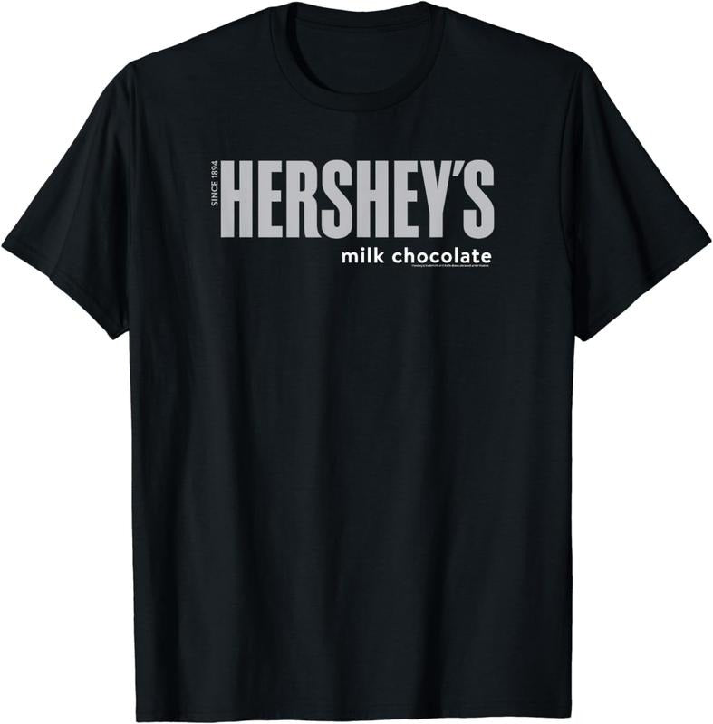 [100% Cotton]Hershey's Milk Chocolate Candy Wrapper Logo T-Shirt Hoodie, Sweatshirt | WearSparks.com