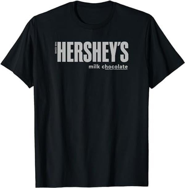 [100% Cotton]Hershey's Milk Chocolate Vintage Classic Candy Logo T-Shirt Hoodie, Sweatshirt | WearSparks.com