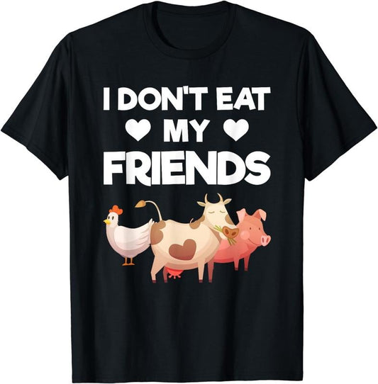 [100% Cotton]I Dont Eat My Friends Vegan T-Shirt Hoodie, Sweatshirt | WearSparks.com