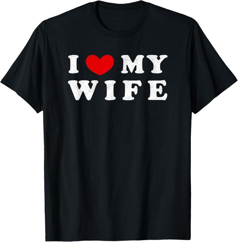 100% Cotton I Heart My Wife, I Love My Wife T-Shirt Hoodie, Sweatshirt | WearSparks.com