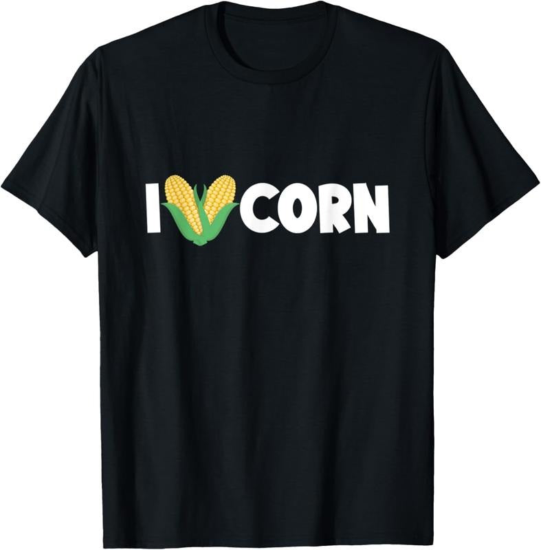 100% Cotton I Love Corn T-Shirt Hoodie, Sweatshirt | WearSparks.com