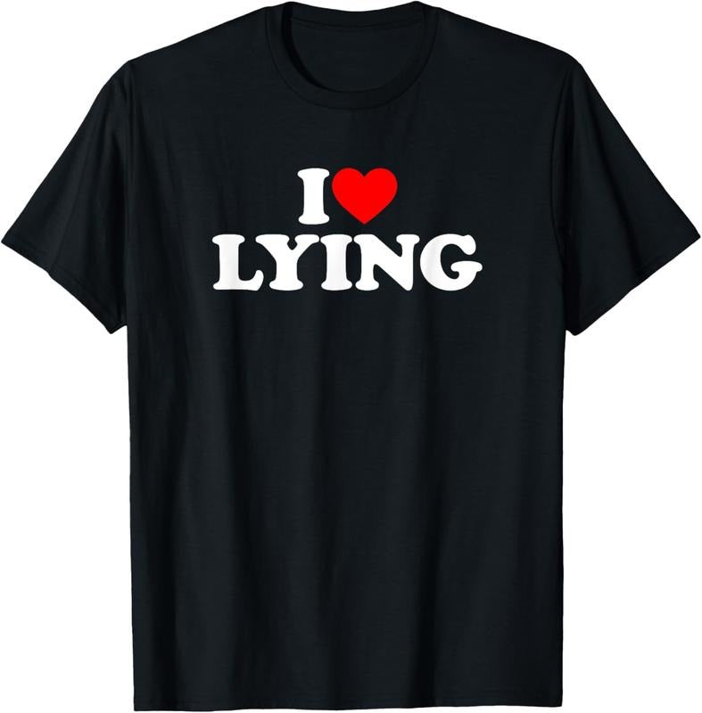 100% Cotton I Love Lying T-Shirt Hoodie, Sweatshirt | WearSparks.com