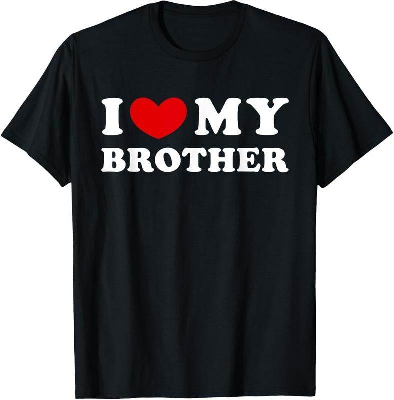 100% Cotton I Love My Brother, I Heart My Brother T-Shirt Hoodie, Sweatshirt | WearSparks.com