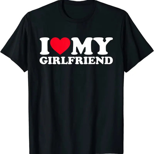 [100% Cotton]I Love My Girlfriend Shirt I Heart My BoyfriendShirt GF Heart T-Shirt Hoodie, Sweatshirt | WearSparks.com