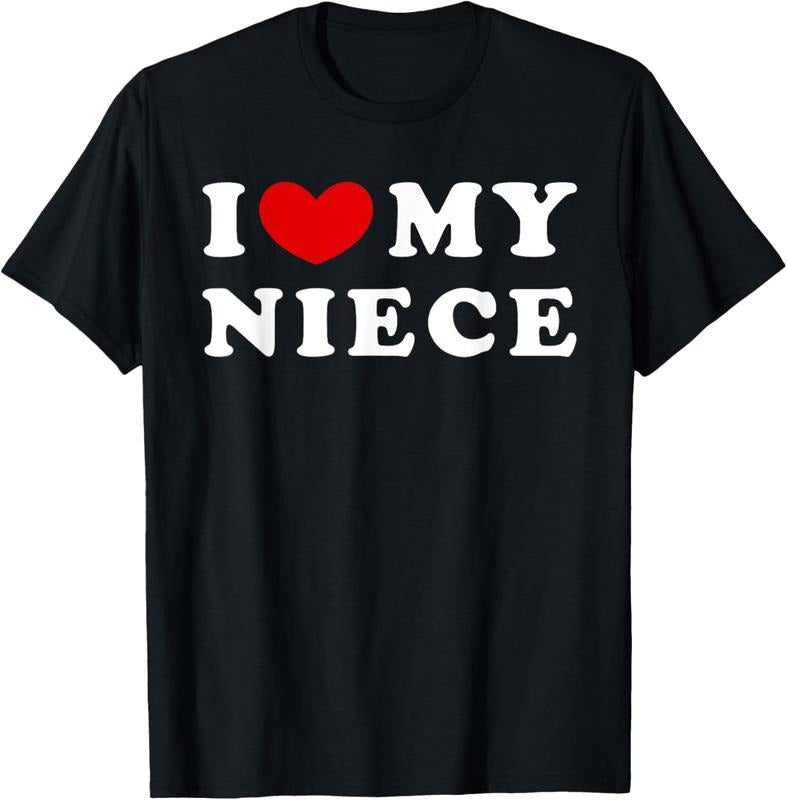 100% Cotton I Love My Niece, I Heart My Niece T-Shirt Hoodie, Sweatshirt | WearSparks.com