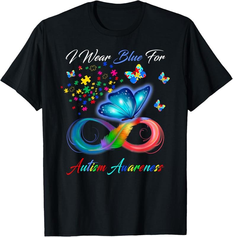 100% Cotton I Wear Blue For Autism Awareness - Autism Awareness Month T-Shirt Hoodie, Sweatshirt | WearSparks.com