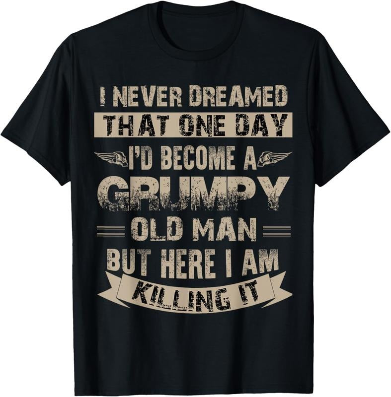 100% Cotton I'd Become A Grumpy Old Man T Shirt, Grumpy T Shirt T-Shirt Hoodie, Sweatshirt | WearSparks.com