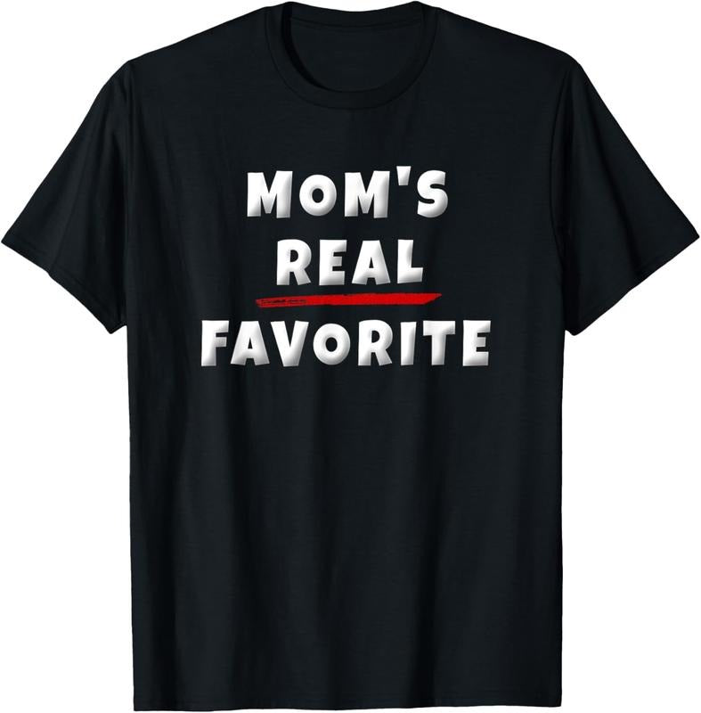 100% Cotton I'm Mom's Favorite  Funny Favorite Kid Sibling Rivalry T-Shirt Hoodie, Sweatshirt | WearSparks.com