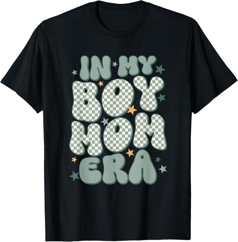 100% Cotton In My Boy Mom Era T-Shirt Hoodie, Sweatshirt | WearSparks.com