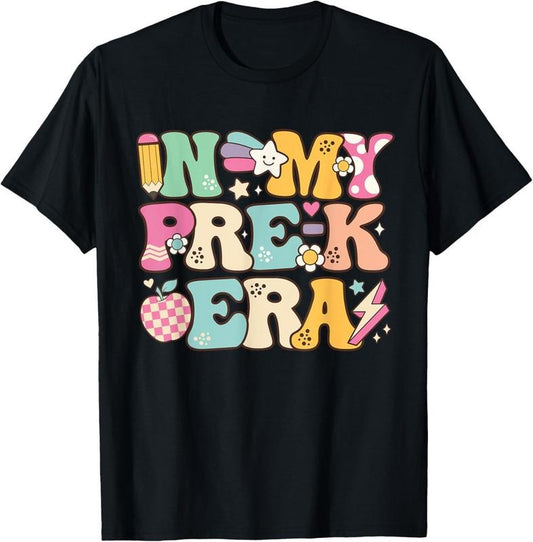 100% Cotton In My Pre-K Era Girl Back To School Cute PreSchool Teacher T-Shirt Hoodie, Sweatshirt | WearSparks.com