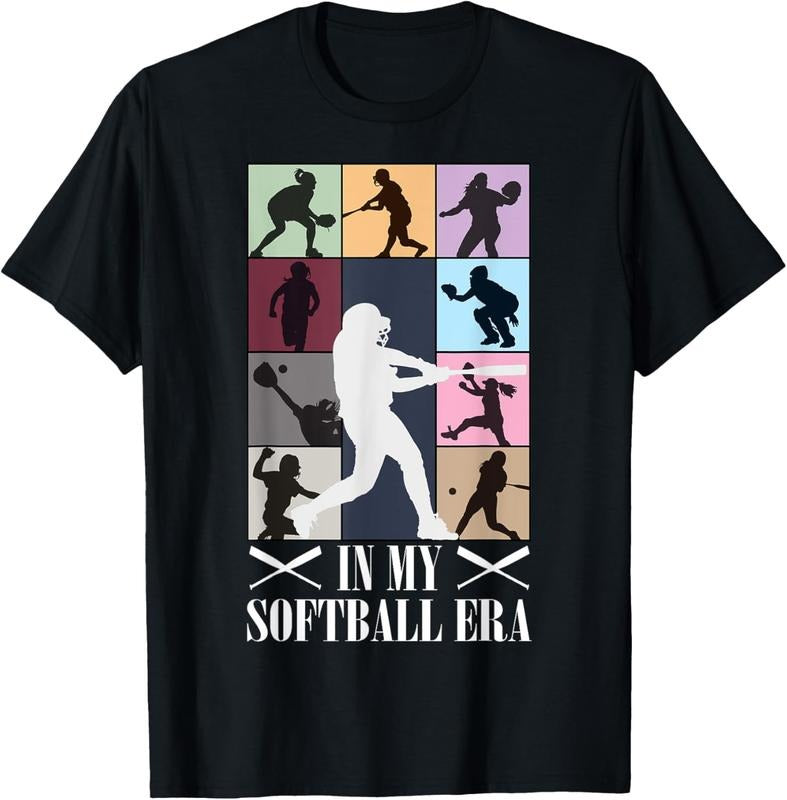 100% Cotton In My Softball Era Funny Softball Girl Player Lover T-Shirt Hoodie, Sweatshirt | WearSparks.com