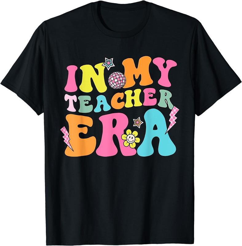 [100% Cotton]In My Teacher Era Best Teacher Appreciation Teaching Groovy T-Shirt Hoodie, Sweatshirt | WearSparks.com
