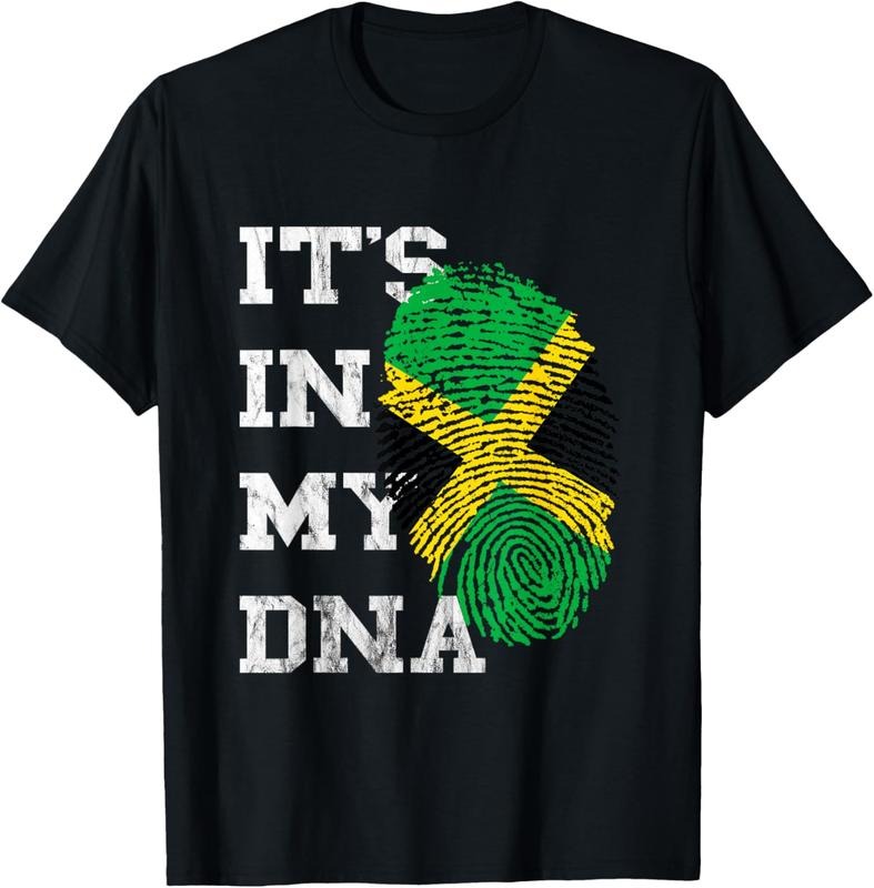 100% Cotton It Is In My DNA Jamaica Genetics Jamaican Roots T-Shirt Hoodie, Sweatshirt | WearSparks.com