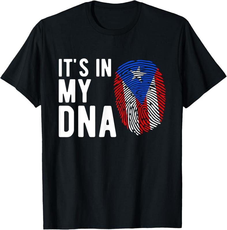 100% Cotton It's in my DNA Puerto Rico Flag Puerto Rican Gift T-Shirt Hoodie, Sweatshirt | WearSparks.com