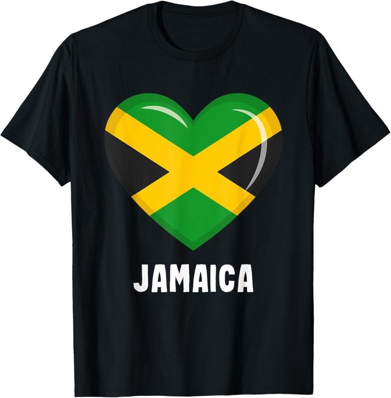 100% Cotton Jamaica Flag Jersey | Jamaican T-Shirt Hoodie, Sweatshirt | WearSparks.com