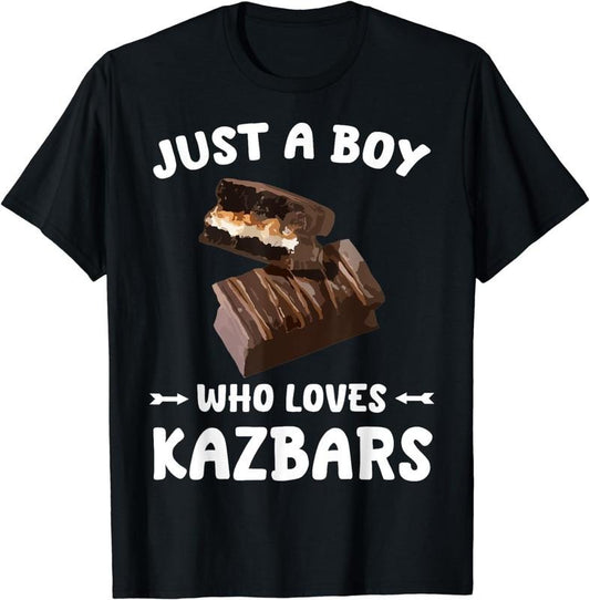 [100% Cotton]Just A Boy Who Loves Kazbars Food T-Shirt Hoodie, Sweatshirt | WearSparks.com