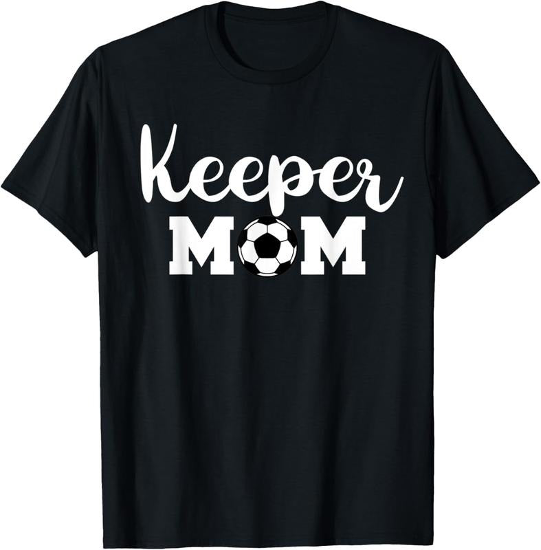 100% Cotton Keeper Mom Funny Soccer Goalkeeper Mom T-Shirt Hoodie, Sweatshirt | WearSparks.com