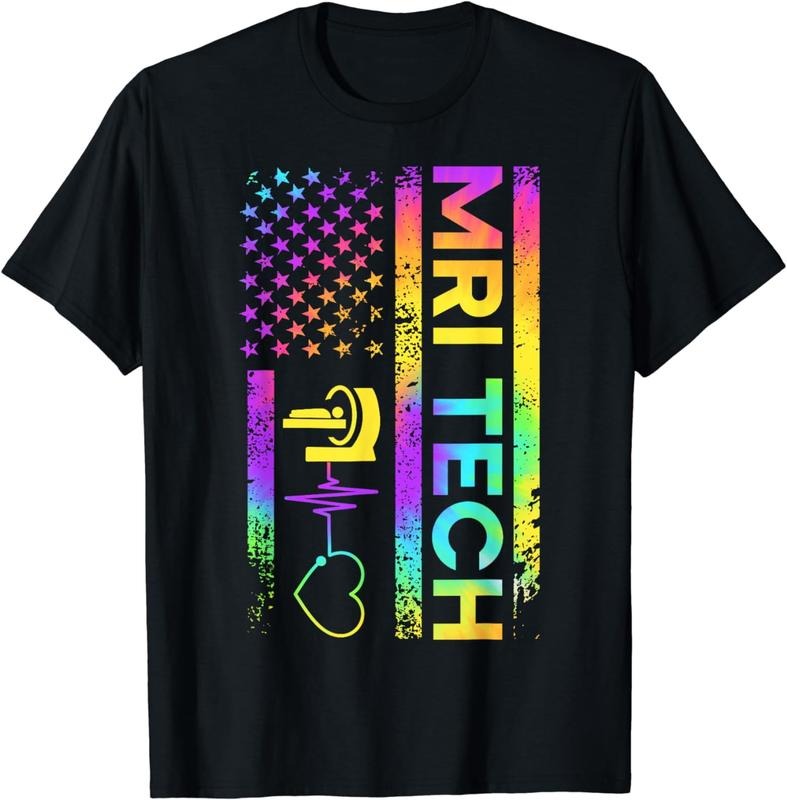 [100% Cotton]MRI Tech US Flag MRI Technologist MRI Tech T-Shirt Hoodie, Sweatshirt | WearSparks.com