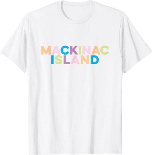 [100% Cotton]Mackinac Island Colorful Vacation T-Shirt Hoodie, Sweatshirt | WearSparks.com