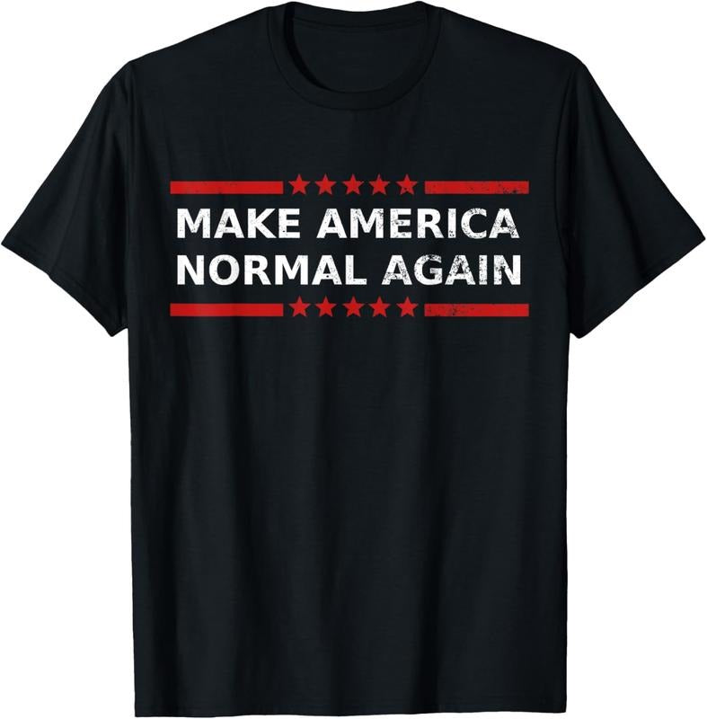100% Cotton Make America Normal Again T-Shirt Hoodie, Sweatshirt | WearSparks.com