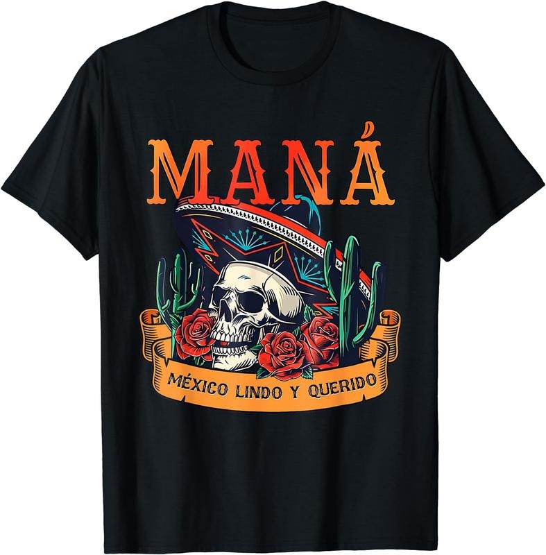 [100% Cotton]Mana Women Mexico Lindo Y Querido T-Shirt Black Hoodie, Sweatshirt | WearSparks.com