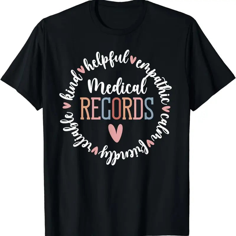 [100% Cotton]Medical Records Appreciation Circle Medical Records Director T-Shirt Hoodie, Sweatshirt | WearSparks.com