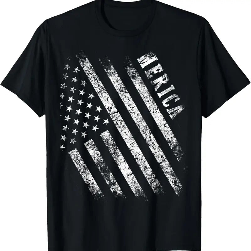 100% Cotton Merica Patriot American Flag USA 4th Of July Gifts Shirt T-Shirt Hoodie, Sweatshirt | WearSparks.com