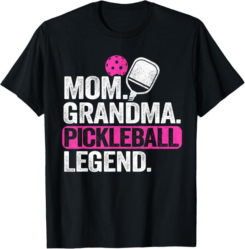 100% Cotton Mom Grandma Pickleball Legend Player Funny Pickle Ball T-Shirt Hoodie, Sweatshirt | WearSparks.com