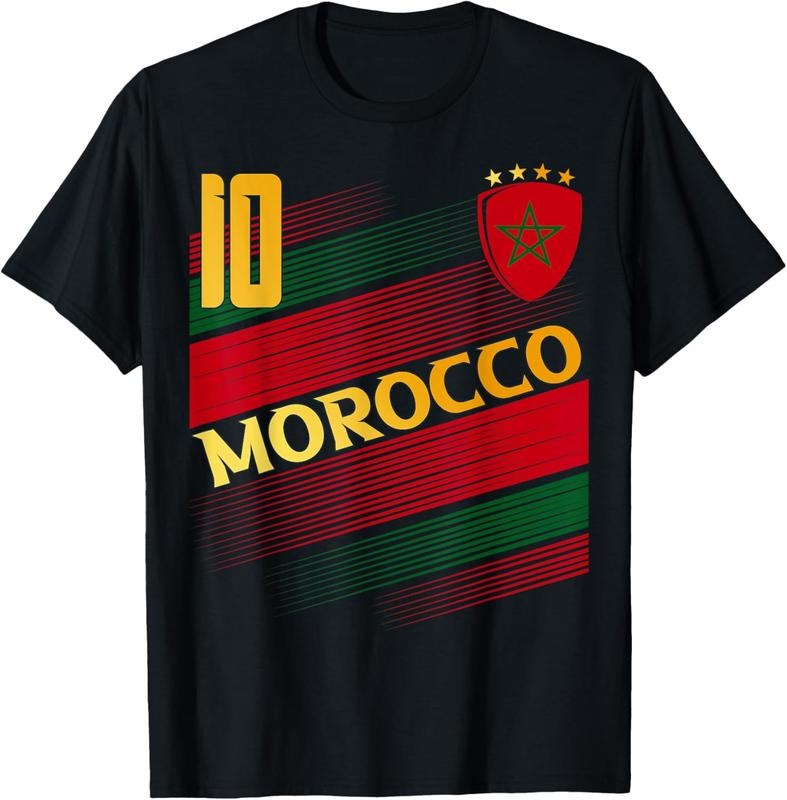 100% Cotton Morocco Flag Moroccan Pride Lovers T-Shirt Hoodie, Sweatshirt | WearSparks.com