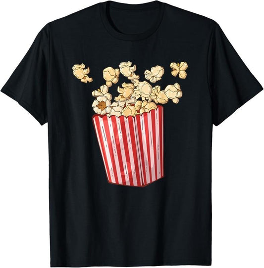 100% Cotton Movie Night Outfit for Popcorn Lovers T-Shirt Hoodie, Sweatshirt | WearSparks.com
