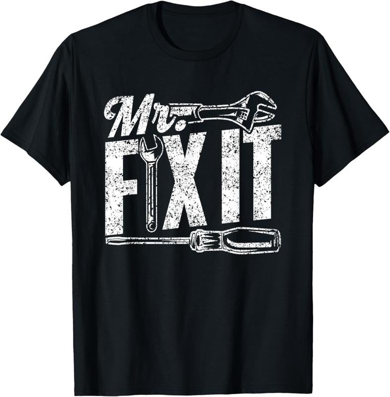 100% Cotton Mr Fix It Fixing Repair Tinkerer Handyman Mr Fix It T-Shirt Hoodie, Sweatshirt | WearSparks.com