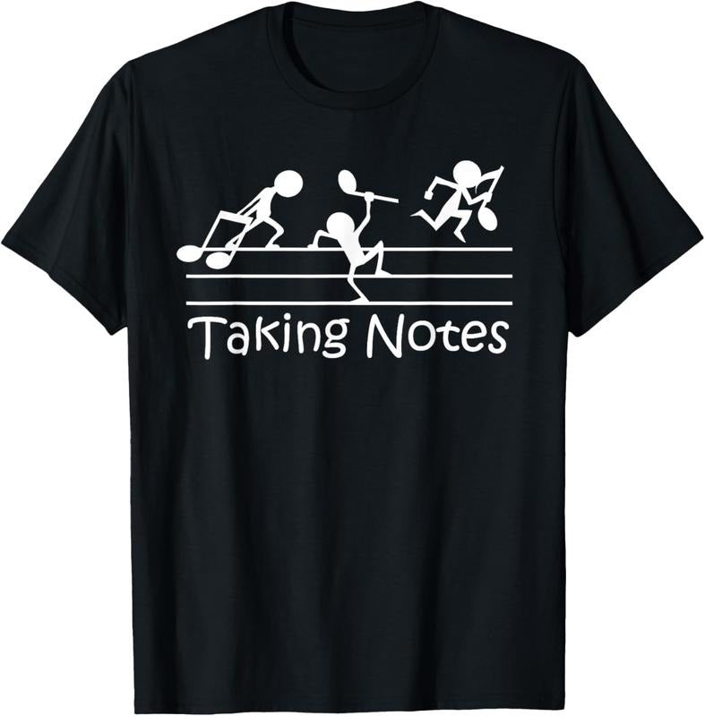 100% Cotton Musical Taking Notes Music Lovers Vintage Teachers Funny T-Shirt Hoodie, Sweatshirt | WearSparks.com