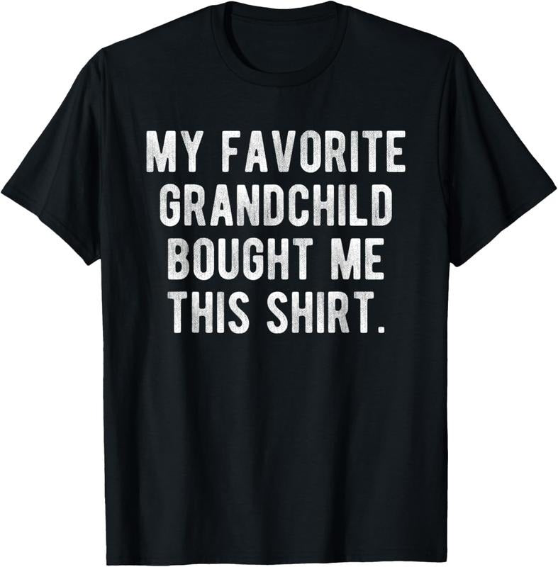 100% Cotton My favorite Grand Bought Me This Shirt Funny T-Shirt Hoodie, Sweatshirt | WearSparks.com